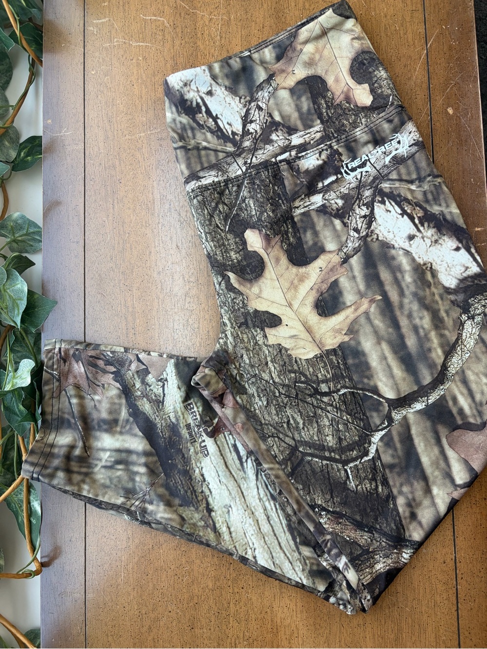 RealTree Camo Leggings Womens XL Hunting Outdoor Stretch Pants High Rise